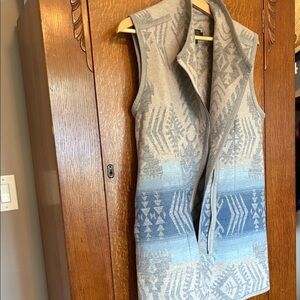 Pendleton Long Vest - L
